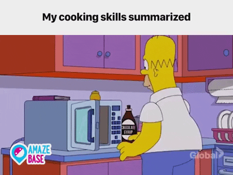 Homero y sus habilidades en la cocina