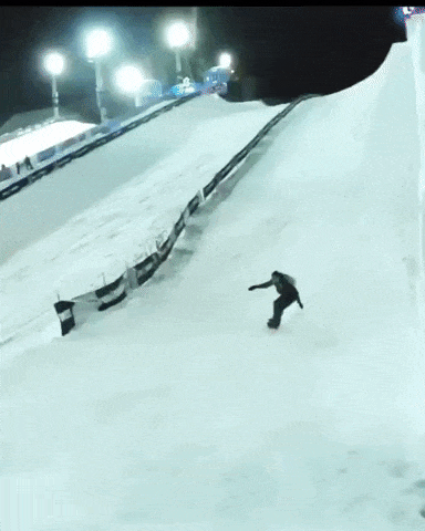 Snowboarding increible