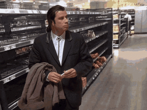 Jhon en el supermercado