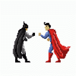 Detén el GIF cuando Batman golpee a Superman