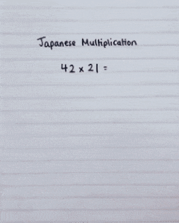 Multiplicación Japonesa