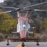 Helicopter with dual intermeshing rotors