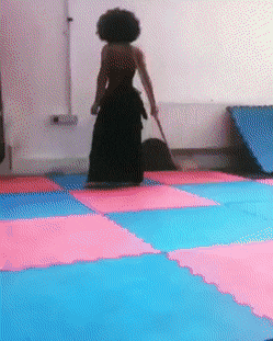 Impressive martial arts skills