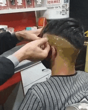 cut-hair-with-wax