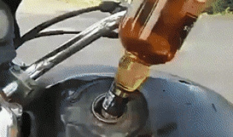Good fuel for motorbike