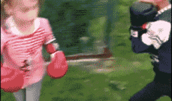 Children playing Boxing