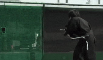 Samurai vs 100mph fastball